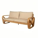 Stockamöllan Bålamöllan 3 seter loungesofa inkl. puter beige