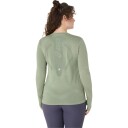 Asics Road Seamless Ls Top - Green - XL
