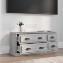 vidaXL TV-benk grå sonoma 100x35,5x45 cm konstruert tre