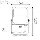 Hide-a-Lite Scout G2 7767999 Lyskaster svart, 4000 K Asym 30W, 4250 lm, XS