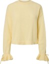 Pieces Pcfie Ls O Neck Tie Knit Pwp Bc   FRENCH VANILLA   L