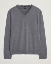Boss BLACK Melba Wool V Neck Pullover Medium Grey