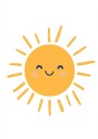 Smiling Sun Plakat Plakat / 30x40cm