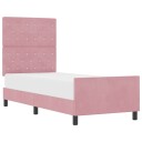  Sengramme Rosa 80x200 cm Fløyel