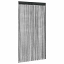 vidaXL Trådgardiner 2 stk 140x250 cm svart