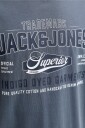 Jack & Jones Plus   T skjorte Jjelogo Tee Ss O Neck 2 Col Aw26 Sn   Grå