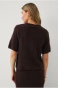 Ellos Collection   Kardigan med korte ermer   Brun