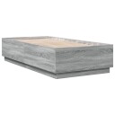  Sengeramme grå sonoma 90x190 cm konstruert tre 8721012274914