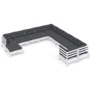  Hagesofagruppe med puter 11 deler hvit heltre furu 3097056