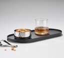 Zone Singles brett oval sort 23x35 cm
