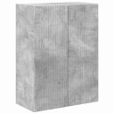  TV Veggskap Betonggrå 59,5 x 31 x 80 cm Konstruert tre