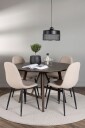 Venture Home   Spisegruppe Kaseindon med 4 stk stoler Polar   Brun