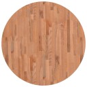  Bordplate Ø90x1,5 cm rund heltre bøketre