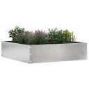 vidaXL Gjerdekant 6 pcs sølv 50 x 50 x 13 cm Rustfritt Stål