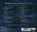 Margherita Torretta  Gambarini: Complete Works for Keyboard  CD