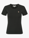 U.S. Polo Assn. Carola Rib T-Shirt Sort L