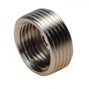 Overgang, 1/2" x 3/8", forniklet