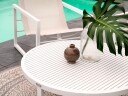 Brafab Brafab Vevi Coffee Table 100 cm Aluminium White