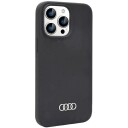 Audi Silicone Case Iphone 14 Pro 6.1" Czarny/Black Hardcase Au-Lsrip14p-Q3/D1-Bk
