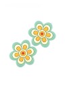 Kort Og Godt Maskestopper Blomst MS1003 Turkis