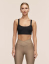 Casall Defined Rib Sport Top   Black   XL