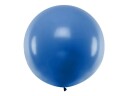 BLÅ Pastellfarget Rund JUMBO Ballong 1 meter