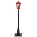 Julegatelampe med julenisse 180 cm LED