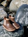 Kavat Stampa Barefoot Lær å gå sko Chestnut 22