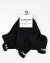 Bumpro 3-pack Airy Workout Socks Black - 39-42
