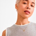 Pilgrim Iris Necklace Gold Plated   Gold   ONE SIZE