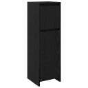Badskap Svart Eik 30x30x95 cm Laget av Tre
