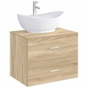  Vaskeservant for bad Krom 59 x 35 x 21 cm Metall