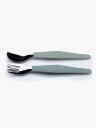 Everyday Baby Bestikksett Silikon 2-pack, Grønn