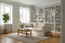 Travstad 3 seters sovesofa i chenille fremoverutslått   Beige