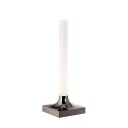 Kartell Goodnight Battery Bordlampe Glossy Titanium