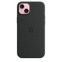 Apple - Baksidedeksel For Mobiltelefon - Magsafe-Samsvar - Silikon - Svart - For Iphone 15 Plus