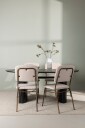 Venture Home   Spisegruppe Isolde med 4 stk stoler Seda   Svart
