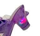 Real UniQ Beauti Shoes with Light up Heels   Pink Purple or Blue   18.5 cm length 5 cm heel height 6.5 cm width