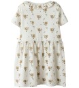 Lil"Atelier Coconut Milk Nmflayo Loa Ss Kjole Lil 104