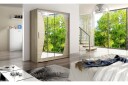 Westa Garderob 150x58x200 cm - Beige / Hvit