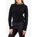 Pinko Dame Strikkevarer Svart S,