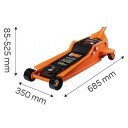 Neo Tools Hidraulinis Keltuvas Su Ratukais 3T
