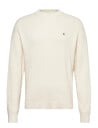 Calvin Klein Jeans Ls Vertical Texture Cttn Crewnk - Cream - M