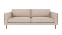Rowico Home Braden 3 seters sofa Lys grå Robin 1 Eikben