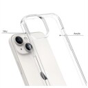 iPhone 15 Anti-Shock Hybrid-deksel Gjennomsiktig