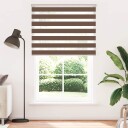  Sebragardin brun 140x200 cm stoff bredde 135,9 polyester