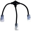 Blue Electric splitter for LED bånd 2.3