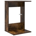 vidaXL Sidetabell Røkt eik 40 x 38 x 62,5 cm Konstruert tre