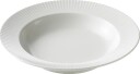 Aida  Groovy stentøy suppetallerken 23 cm hvit