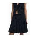 Desigual Dame Skjørt Svart XS,